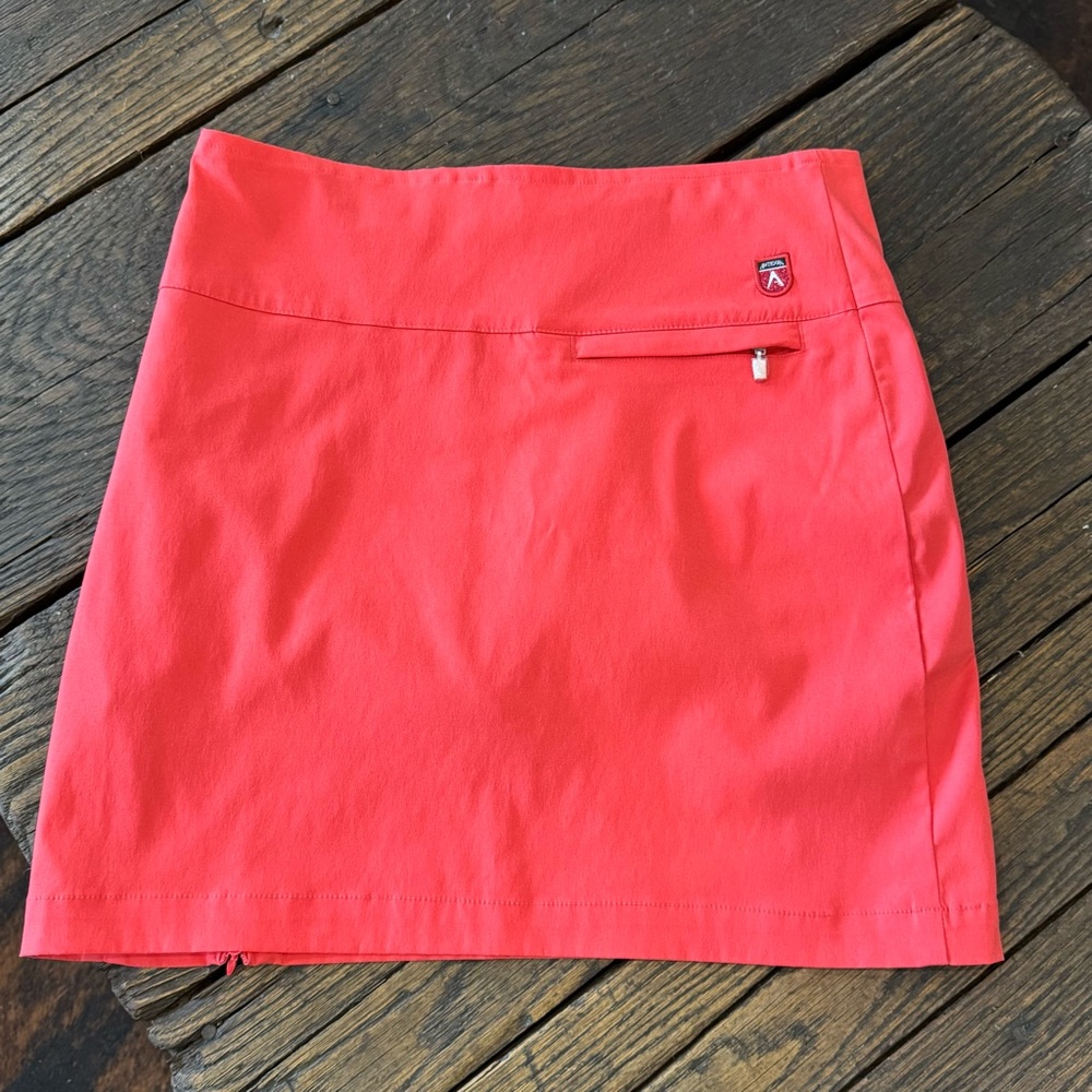 Antigua Golf Coral Mini Skirt w/ Shorts Skort Size 4 Womens